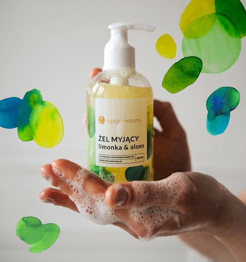 żel myjący limonka & aloes 3